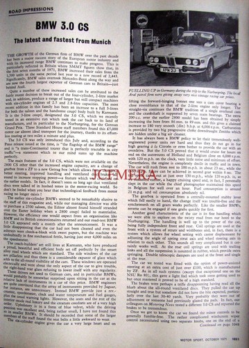 Original 1971 bmw cs - bmw, '3.0