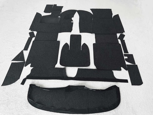 Black loop carpet - kit, for