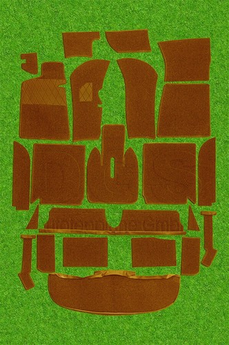Cognac loop carpet set for - for, bmw