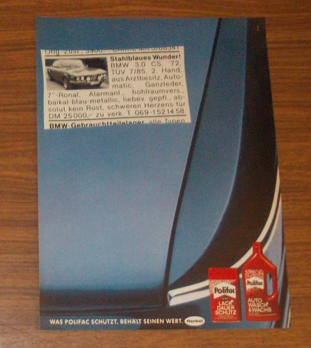 Rare advertising polifac car - rare,