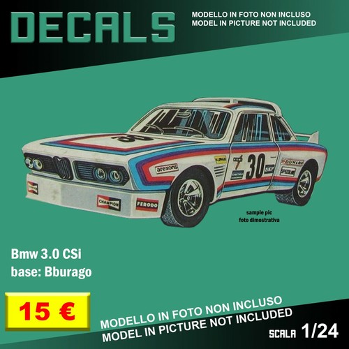 Decals repro bmw csi - decals,