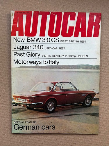 Bmw 0cs autocar magazine - bmw, 3.0cs